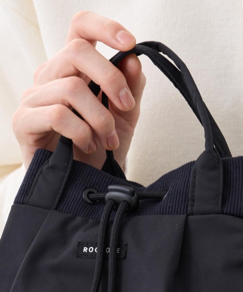 ROOTOTE(ルートート)の「ルートート / サコッシュ 2way ショルダーバッグ ミニトート MA-1 斜め掛け 軽量 SC.サコッシュ.ドローストリング-C(ショルダーバッグ・レディース・ブラウン系その他/グレー系その他/ブラック/カーキ・FREE)」の12枚目の写真