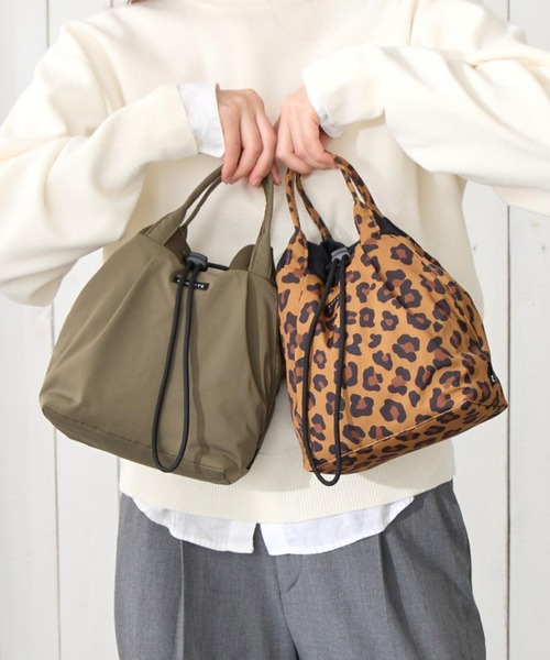 ROOTOTE(ルートート)の「ルートート / サコッシュ 2way ショルダーバッグ ミニトート MA-1 斜め掛け 軽量 SC.サコッシュ.ドローストリング-C(ショルダーバッグ・レディース・ブラウン系その他/グレー系その他/ブラック/カーキ・FREE)」の18枚目の写真
