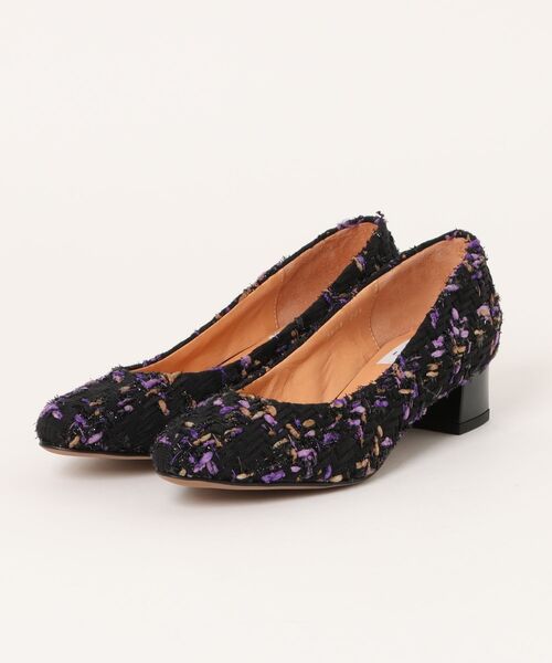 LANVIN en Bleu(ランバンオンブルー)の「ラウンドトゥプレーンパンプス(パンプス・レディース・ブラック系その他/ブラック/シャーベット・23.5cm/24.0cm/24.5cm/22.0cm/22.5cm/23.0cm)」の3枚目の写真