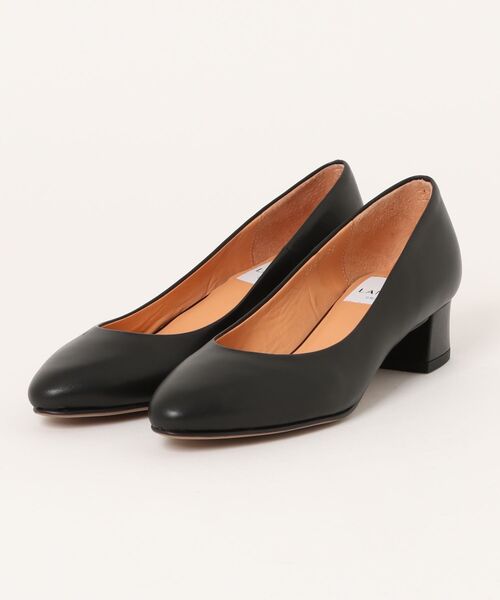 LANVIN en Bleu(ランバンオンブルー)の「ラウンドトゥプレーンパンプス(パンプス・レディース・ブラック系その他/ブラック/シャーベット・23.5cm/24.0cm/24.5cm/22.0cm/22.5cm/23.0cm)」の1枚目の写真