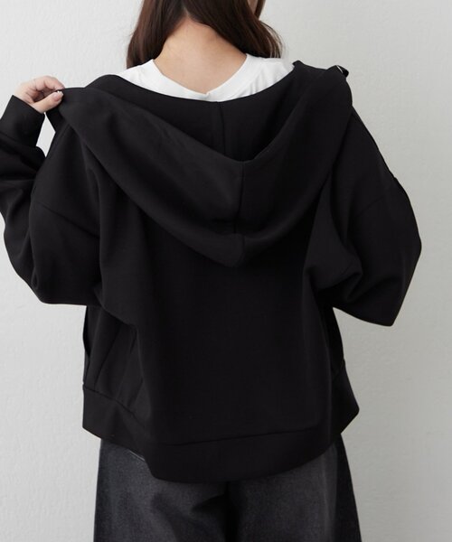 Another Branch olive des olive(アナザーブランチオリーブデオリーブ)の「ダンボールZIPパーカー(Tシャツ/カットソー・レディース・ブラック/グレー/ブラウン・FREE)」の18枚目の写真