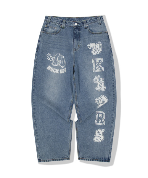 WKNDRS(ウィーキャンドース)の「DUCK OFF デニムパンツ (DENIM)(デニムパンツ・レディース・その他・MEDIUM/LARGE/X-LARGE)」の1枚目の写真