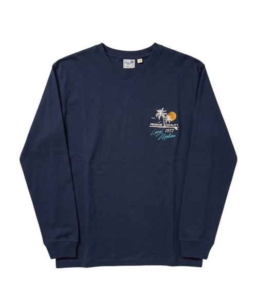 LOCALMOTION HAWAII（ローカルモーション　ハワイ）の「ハワイ＆ﾘｿﾞｰﾄｱﾛﾊﾊﾜｲｻｰｸﾙ刺繍ﾛﾝｸﾞTｼｬﾂ（Tシャツ/カットソー・メンズ・ネイビー/ホワイト・X-LARGE/SMALL/LARGE/MEDIUM）」の18枚目の写真