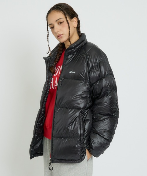 NANGA(ナンガ)の「【NANGA / ナンガ】MOUNTAIN LODGE DOWN JACKET / マウンテンロッジダウンジャケット / N2620-0B014A(ダウンジャケット/コート・メンズ・モカ/ブラック・L/M)」の2枚目の写真