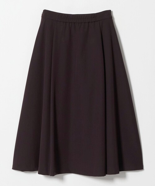 A DAY IN THE LIFE UNITED ARROWS（アデイインザライフユナイテッドアローズ）の「ツイル タックフレアスカート ‐ウォッシャブル‐＜A DAY IN THE LIFE＞（スカート・レディース・ブラック/ダークブラウン・38/36）」の18枚目の写真