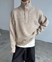 タートルネックニット