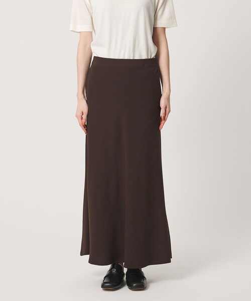 UNITED ARROWS（ユナイテッドアローズ）の「COMFY マーメイド スカート  ‐ウォッシャブル 防汚 UVカット‐（スカート・レディース・ダークブラウン/ブラック・36/38）」の19枚目の写真