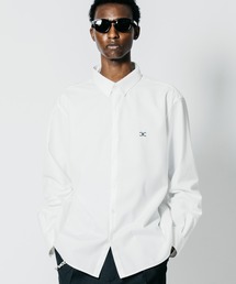 CRIMIE | C-CHAIN EMBROIDERED SUITING BUTTON-DOWN SHIRT(シャツ/ブラウス)