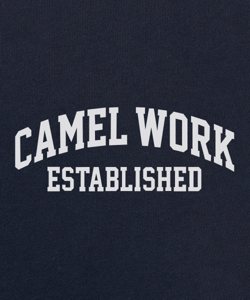 CAMEL WORK(キャメルワーク)の「アスレチックロゴ プルオーバーパーカー(ネイビー)(パーカー・メンズ・その他・MEDIUM/LARGE)」の4枚目の写真