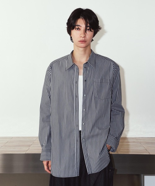 Knuth Marf（クヌースマーフ）の「Knuth Marf / クヌースマーフ label over shirt（シャツ/ブラウス・レディース・ブラック/イエロー・FREE）」の20枚目の写真