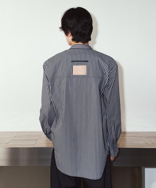 Knuth Marf（クヌースマーフ）の「Knuth Marf / クヌースマーフ label over shirt（シャツ/ブラウス・レディース・ブラック/イエロー・FREE）」の18枚目の写真