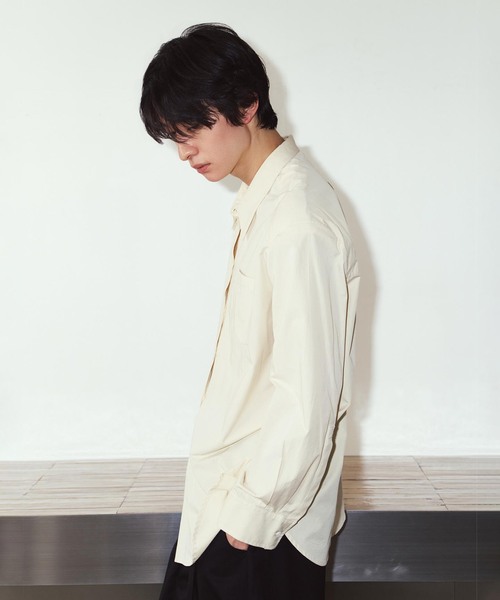 Knuth Marf（クヌースマーフ）の「Knuth Marf / クヌースマーフ label over shirt（シャツ/ブラウス・レディース・ブラック/イエロー・FREE）」の14枚目の写真