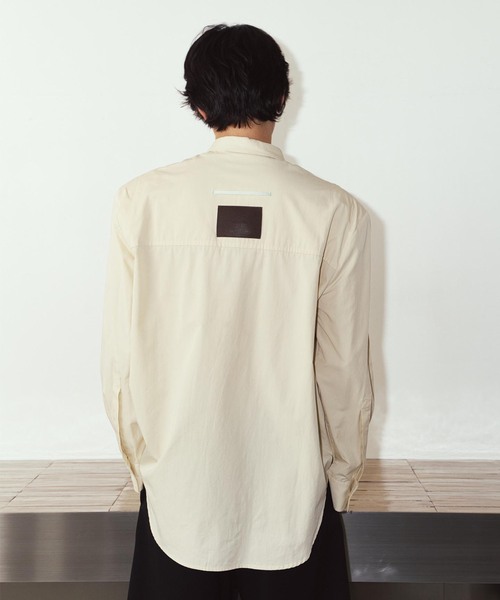 Knuth Marf（クヌースマーフ）の「Knuth Marf / クヌースマーフ label over shirt（シャツ/ブラウス・レディース・ブラック/イエロー・FREE）」の13枚目の写真