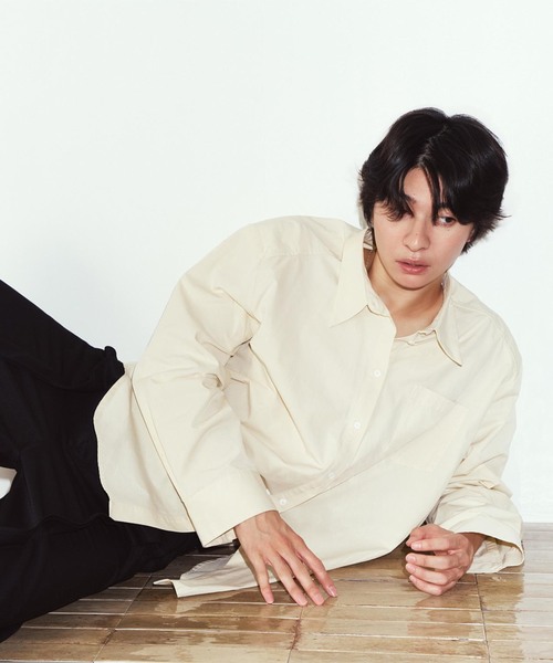 Knuth Marf（クヌースマーフ）の「Knuth Marf / クヌースマーフ label over shirt（シャツ/ブラウス・レディース・ブラック/イエロー・FREE）」の12枚目の写真