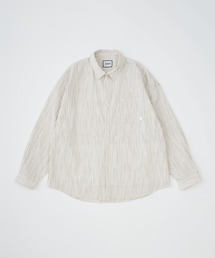 【ADAMPATEK/アダムパテック】 stitched calm pinchstripe shirt ピンストライプシャツ