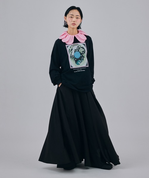 NON TOKYO(ノントーキョー)の「PRINT L/S T-SHIRT(FROG)(Tシャツ/カットソー・レディース・ネイビー/グリーン/ブラック・2/1)」の4枚目の写真