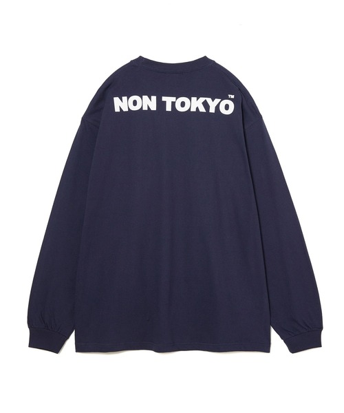 NON TOKYO(ノントーキョー)の「PRINT L/S T-SHIRT(FROG)(Tシャツ/カットソー・レディース・ネイビー/グリーン/ブラック・2/1)」の11枚目の写真
