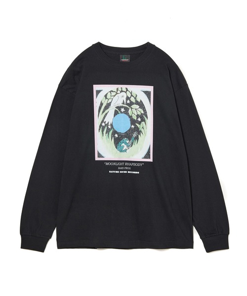 NON TOKYO(ノントーキョー)の「PRINT L/S T-SHIRT(FROG)(Tシャツ/カットソー・レディース・ネイビー/グリーン/ブラック・2/1)」の13枚目の写真