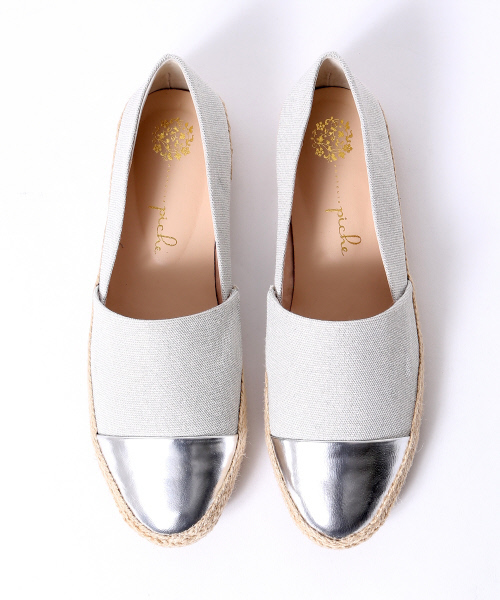 PICHE ABAHOUSE(ピシェ アバハウス)の「ジュート巻パンプス(スニーカー・レディース・ネイビー/シルバー/その他/ブラック・37/35/38/36/39)」の4枚目の写真