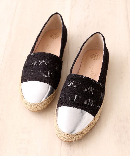 PICHE ABAHOUSE(ピシェ アバハウス)の「ジュート巻パンプス(スニーカー・レディース・ネイビー/シルバー/その他/ブラック・37/35/38/36/39)」の1枚目の写真