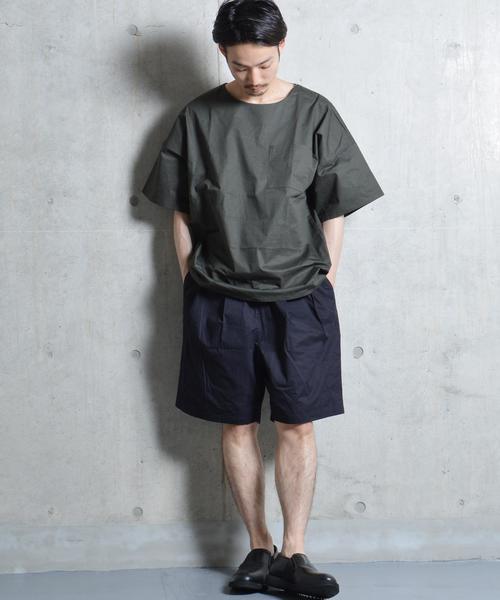 SHIPS JET BLUE（シップスジェットブルー）の「SHIPS JET BLUE: ワイドシルエット ショーツ■（その他パンツ・メンズ・オリーブ/ネイビー/ブルー系その他・LARGE/MEDIUM）」の5枚目の写真