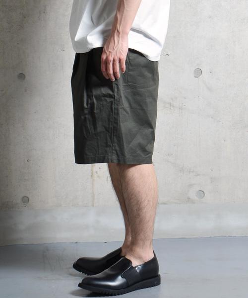 SHIPS JET BLUE（シップスジェットブルー）の「SHIPS JET BLUE: ワイドシルエット ショーツ■（その他パンツ・メンズ・オリーブ/ネイビー/ブルー系その他・LARGE/MEDIUM）」の6枚目の写真