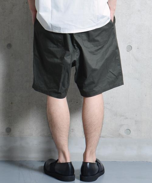 SHIPS JET BLUE（シップスジェットブルー）の「SHIPS JET BLUE: ワイドシルエット ショーツ■（その他パンツ・メンズ・オリーブ/ネイビー/ブルー系その他・LARGE/MEDIUM）」の7枚目の写真