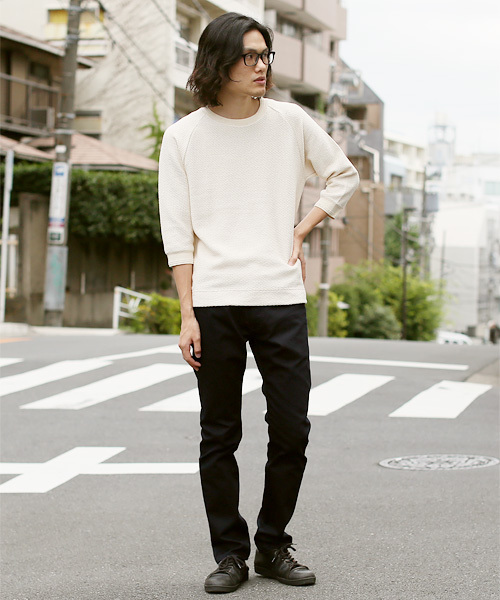 quadro(クオドロ)の「オールシーズナル ピケ5ポケットパンツ(その他パンツ・メンズ・グレー/クリーム/ネイビー・L/S/M)」の13枚目の写真