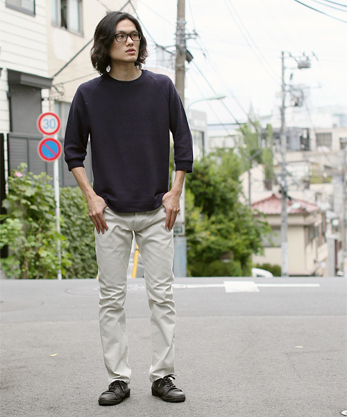 quadro(クオドロ)の「オールシーズナル ピケ5ポケットパンツ(その他パンツ・メンズ・グレー/クリーム/ネイビー・L/S/M)」の15枚目の写真