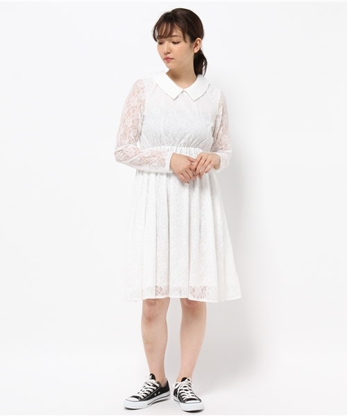Punyus プニュズ の 襟付きレースワンピース ワンピース Wear