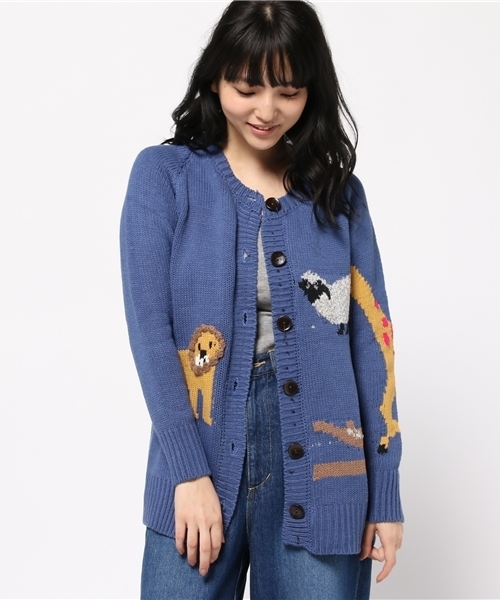 rovtski（ロフトスキー）の「アニマルニットカーディガン