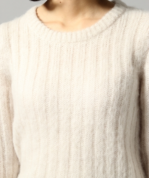 HARE(ハレ)の「モヘアソデロングプルオーバー(HARE)(ニット/セーター・レディース・オフホワイト/ボルドー/ブラック・FREE)」の9枚目の写真
