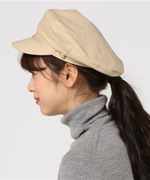 Heather（ヘザー）の「マリンキャスケット　744433（キャスケット・レディース・ベージュ/ブラック/オフホワイト/ネイビー・FREE）」の5枚目の写真