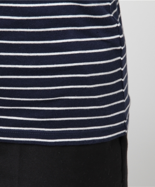 SLY(スライ)の「FRILL LACE UP 7分袖 TOPS(Tシャツ/カットソー・レディース・ブラック/ネイビー系/オフホワイト/レッド系その他・1/2)」の10枚目の写真