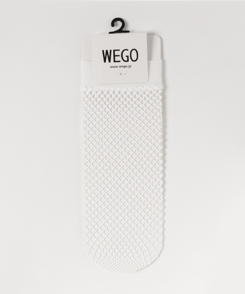 WEGO（ウィゴー）の「WEGO/ネットソックス（ソックス/靴下・レディース・ブラック/サックスブルー/ピンク系その他/パープル/イエロー/オレンジ/ホワイト/ピンク/レッド/ブルー・FREE）」の3枚目の写真