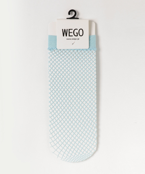 WEGO（ウィゴー）の「WEGO/ネットソックス（ソックス/靴下・レディース・ブラック/サックスブルー/ピンク系その他/パープル/イエロー/オレンジ/ホワイト/ピンク/レッド/ブルー・FREE）」の4枚目の写真