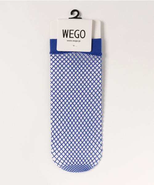 WEGO（ウィゴー）の「WEGO/ネットソックス（ソックス/靴下・レディース・ブラック/サックスブルー/ピンク系その他/パープル/イエロー/オレンジ/ホワイト/ピンク/レッド/ブルー・FREE）」の5枚目の写真