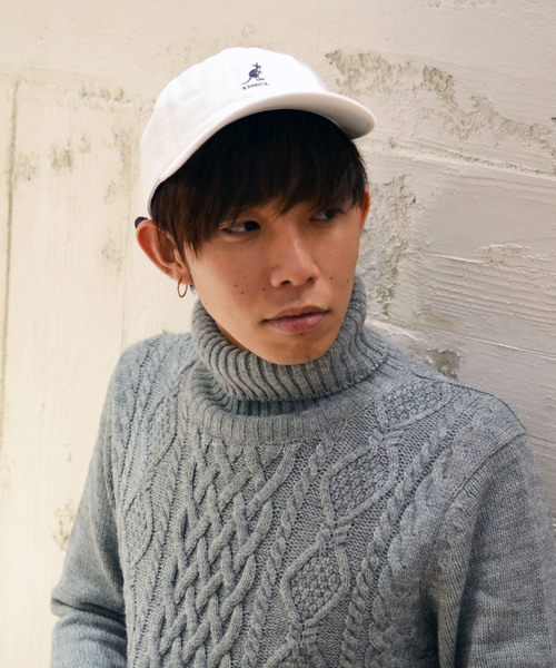 KANGOL（カンゴール）の「【KANGOL】 Washed Baseball/【カンゴール】 ウォッシュド ベースボールキャップ（キャップ・メンズ・ネイビー/ベージュ/ブラック/ピンク系その他/ホワイト/ワイン/ダークグリーン・ONE SIZE）」の2枚目の写真