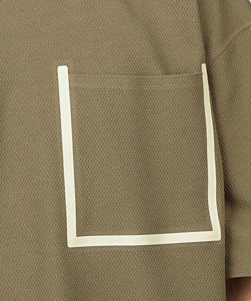 DESCENTE PAUSE（デサントポーズ）の「DESCENTE PAUSE（デサントポーズ） THERMAL BIG TEE（Tシャツ/カットソー・メンズ・オリーブ/ネイビー・LARGE/MEDIUM）」の5枚目の写真