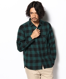 WEGO | ブロックチェックネルLSシャツ(シャツ/ブラウス)