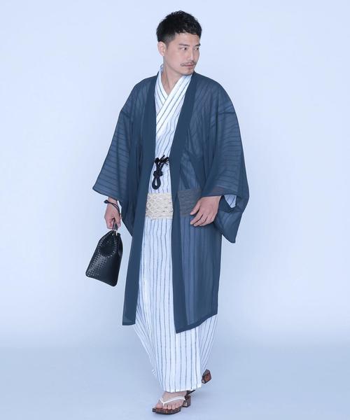 UNITED ARROWS（ユナイテッドアローズ）の「UA Mens 羽織（浴衣・メンズ・ダークグレー/ネイビー・FREE）」の2枚目の写真