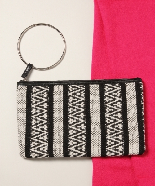 BLISS POINT（ブリスポイント）の「アソートクラッチ/763948（クラッチバッグ・レディース・ブラック系その他/その他1/ホワイト×パープル/グレー×サックスブルー/ブラック/グレイッシュベージュ/イエロー×グレー・ONE SIZE）」の7枚目の写真