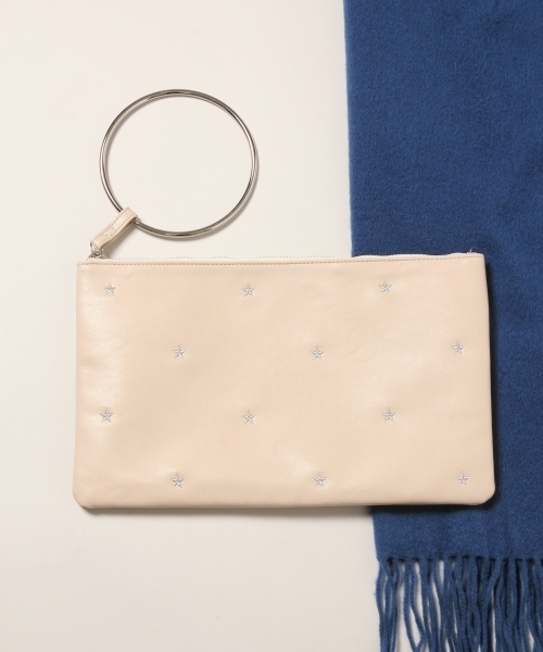 BLISS POINT（ブリスポイント）の「アソートクラッチ/763948（クラッチバッグ・レディース・ブラック系その他/その他1/ホワイト×パープル/グレー×サックスブルー/ブラック/グレイッシュベージュ/イエロー×グレー・ONE SIZE）」の5枚目の写真