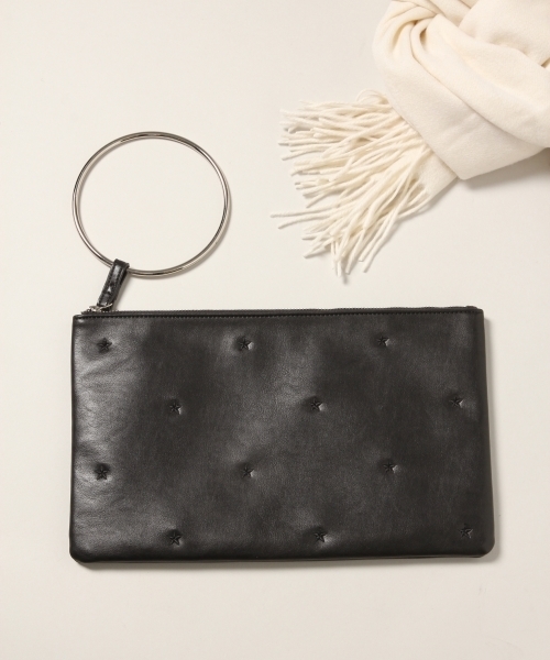 BLISS POINT（ブリスポイント）の「アソートクラッチ/763948（クラッチバッグ・レディース・ブラック系その他/その他1/ホワイト×パープル/グレー×サックスブルー/ブラック/グレイッシュベージュ/イエロー×グレー・ONE SIZE）」の2枚目の写真