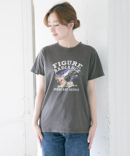 URBAN RESEARCH(アーバンリサーチ)の「VINTAGE LIKE T-SHIRTS(Tシャツ/カットソー・レディース・ブラック系その他/スミクロ・FREE)」の7枚目の写真