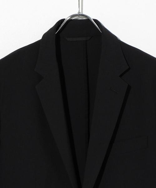 green label relaxing（グリーンレーベルリラクシング）の「【WEB限定】 CM★★ ナイロン ポリウレタン 2B M68 ジャケット ＜機能性生地＞ ◆（テーラードジャケット・メンズ・ブラック/オリーブ・MEDIUM/X-LARGE/LARGE/X-SMALL/SMALL）」の15枚目の写真