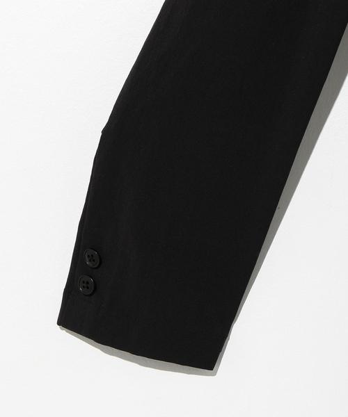 green label relaxing（グリーンレーベルリラクシング）の「【WEB限定】 CM★★ ナイロン ポリウレタン 2B M68 ジャケット ＜機能性生地＞ ◆（テーラードジャケット・メンズ・ブラック/オリーブ・MEDIUM/X-LARGE/LARGE/X-SMALL/SMALL）」の16枚目の写真