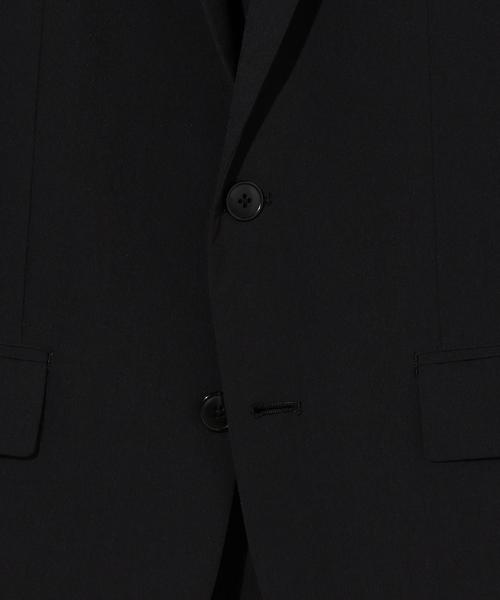 green label relaxing（グリーンレーベルリラクシング）の「【WEB限定】 CM★★ ナイロン ポリウレタン 2B M68 ジャケット ＜機能性生地＞ ◆（テーラードジャケット・メンズ・ブラック/オリーブ・MEDIUM/X-LARGE/LARGE/X-SMALL/SMALL）」の10枚目の写真