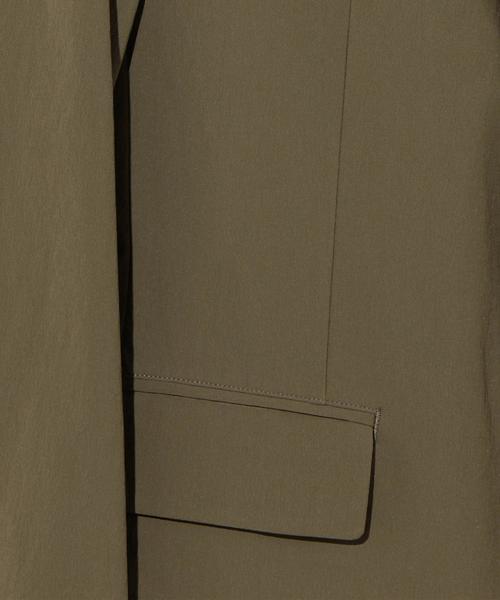 green label relaxing（グリーンレーベルリラクシング）の「【WEB限定】 CM★★ ナイロン ポリウレタン 2B M68 ジャケット ＜機能性生地＞ ◆（テーラードジャケット・メンズ・ブラック/オリーブ・MEDIUM/X-LARGE/LARGE/X-SMALL/SMALL）」の12枚目の写真