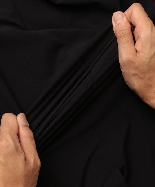 green label relaxing（グリーンレーベルリラクシング）の「【WEB限定】 CM★★ ナイロン ポリウレタン 2B M68 ジャケット ＜機能性生地＞ ◆（テーラードジャケット・メンズ・ブラック/オリーブ・MEDIUM/X-LARGE/LARGE/X-SMALL/SMALL）」の13枚目の写真